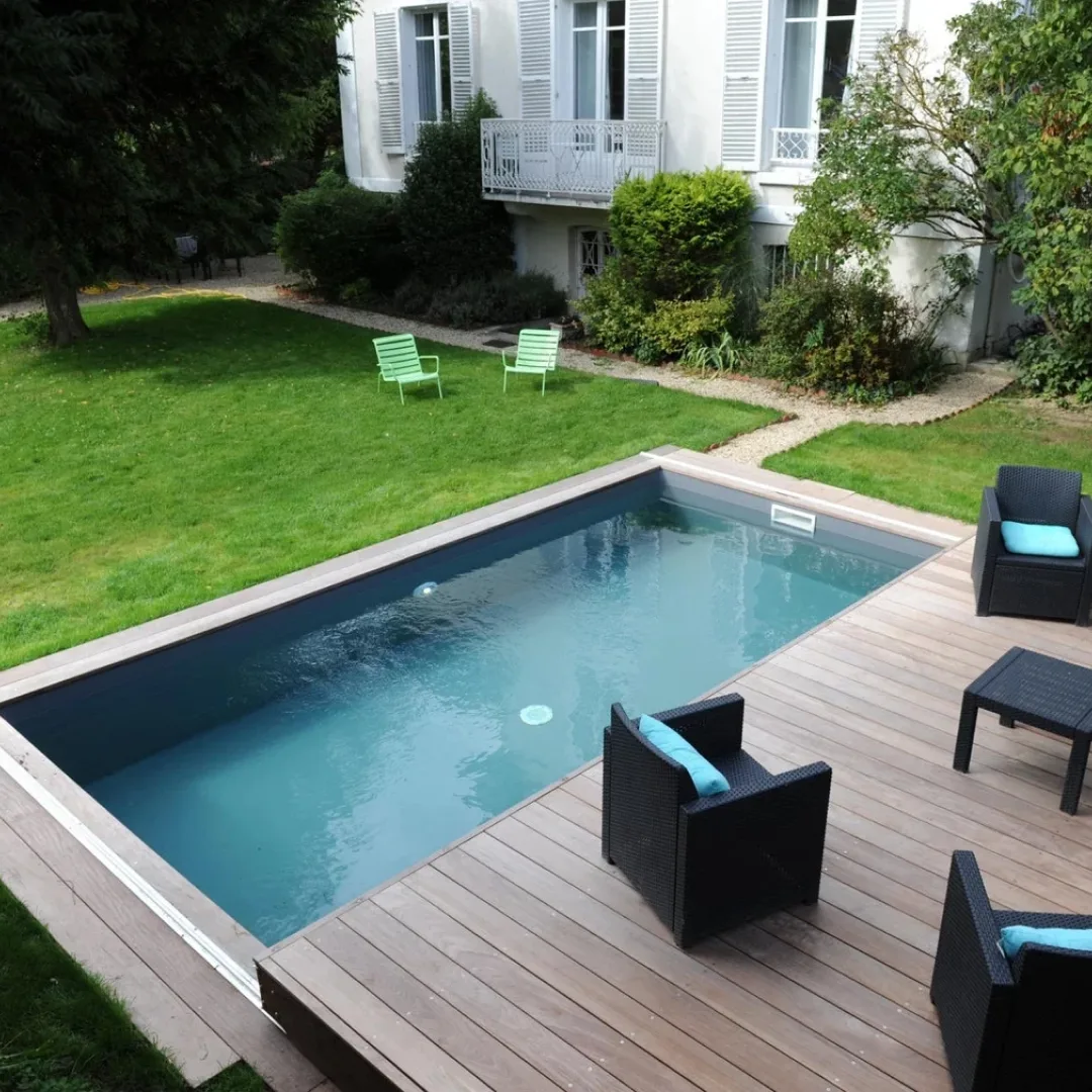 Раздвижная терраса для бассейна в Тольятти