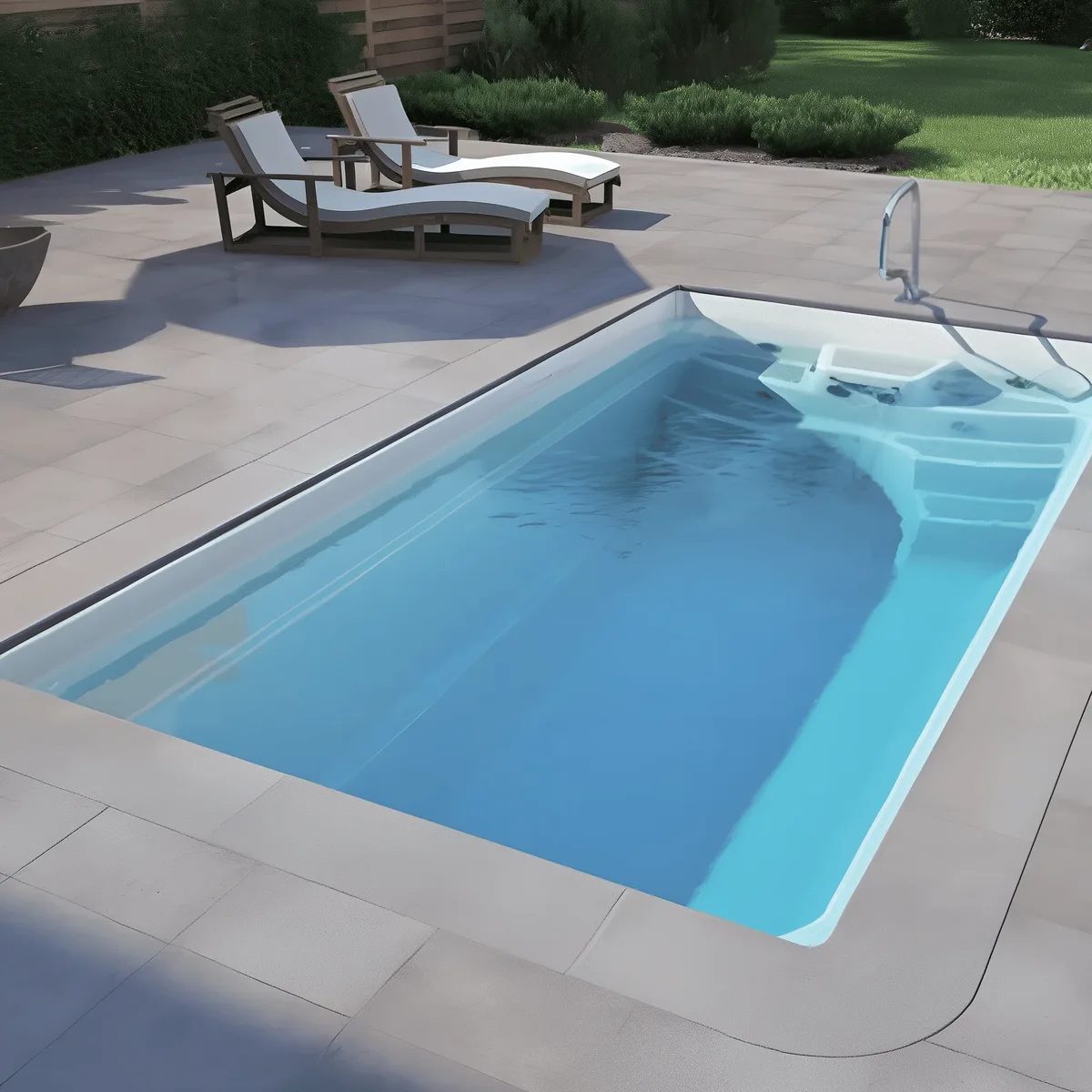 Композитный бассейн Laguna 5 — вид сверху в Тольятти