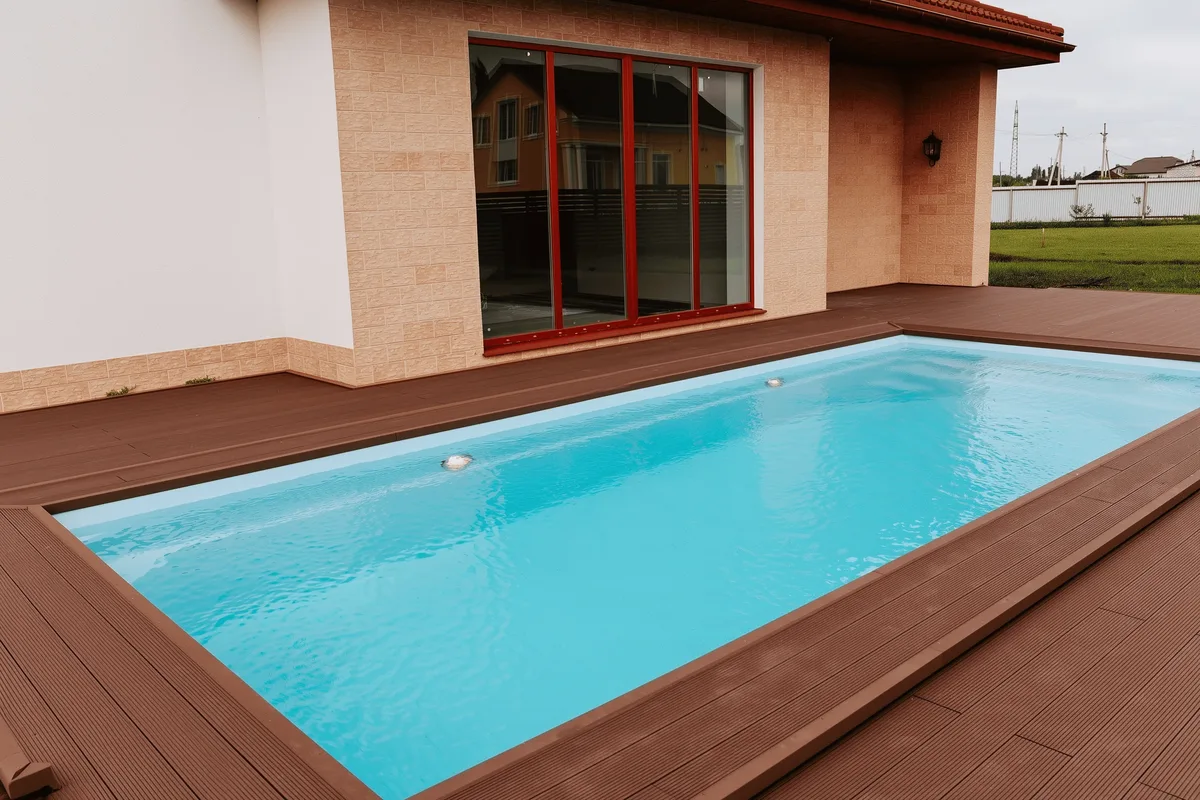 Композитный бассейн Laguna 8 — вид сверху в Тольятти